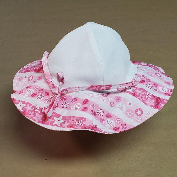 I Play Bucket Sun Hat 9-18 Months Pink - Picture 2 of 8